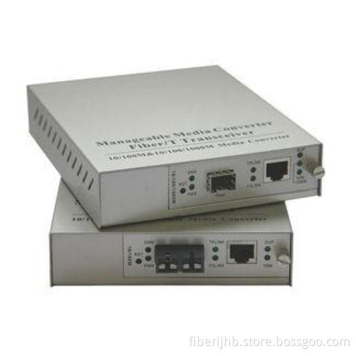 16 TCP / UDP Standalone Manageable Media Converter With IP-